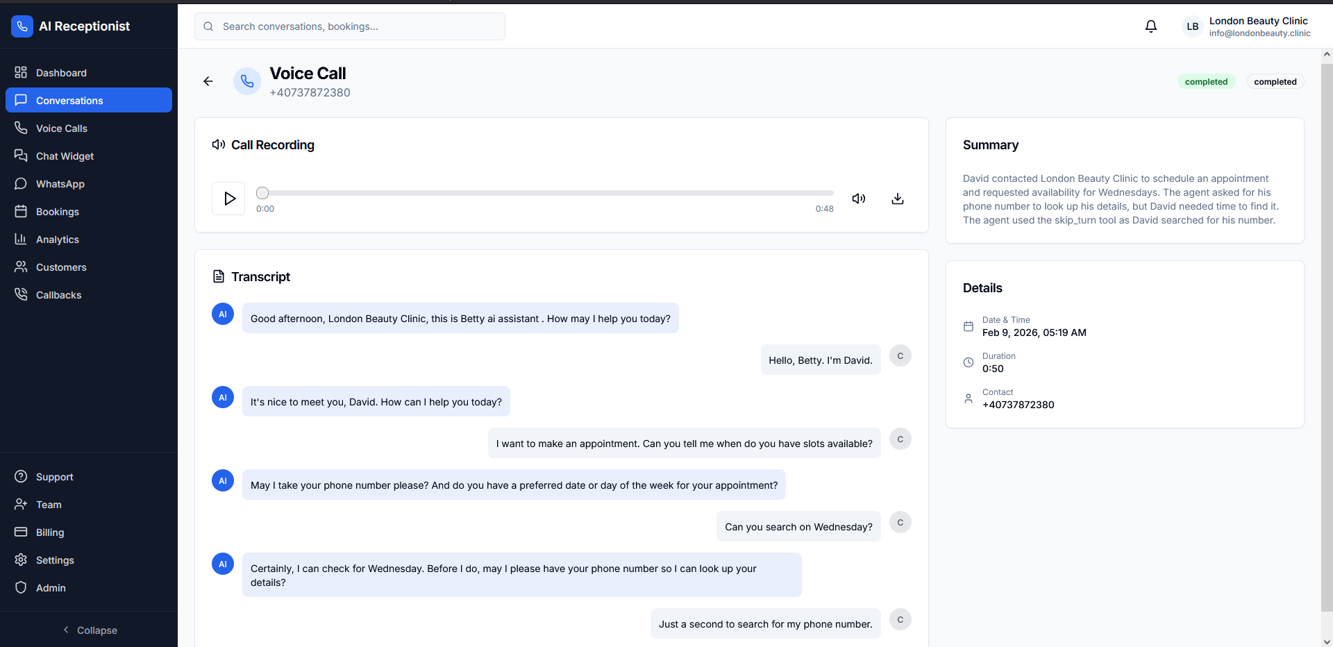 Gesprekstranscriptie